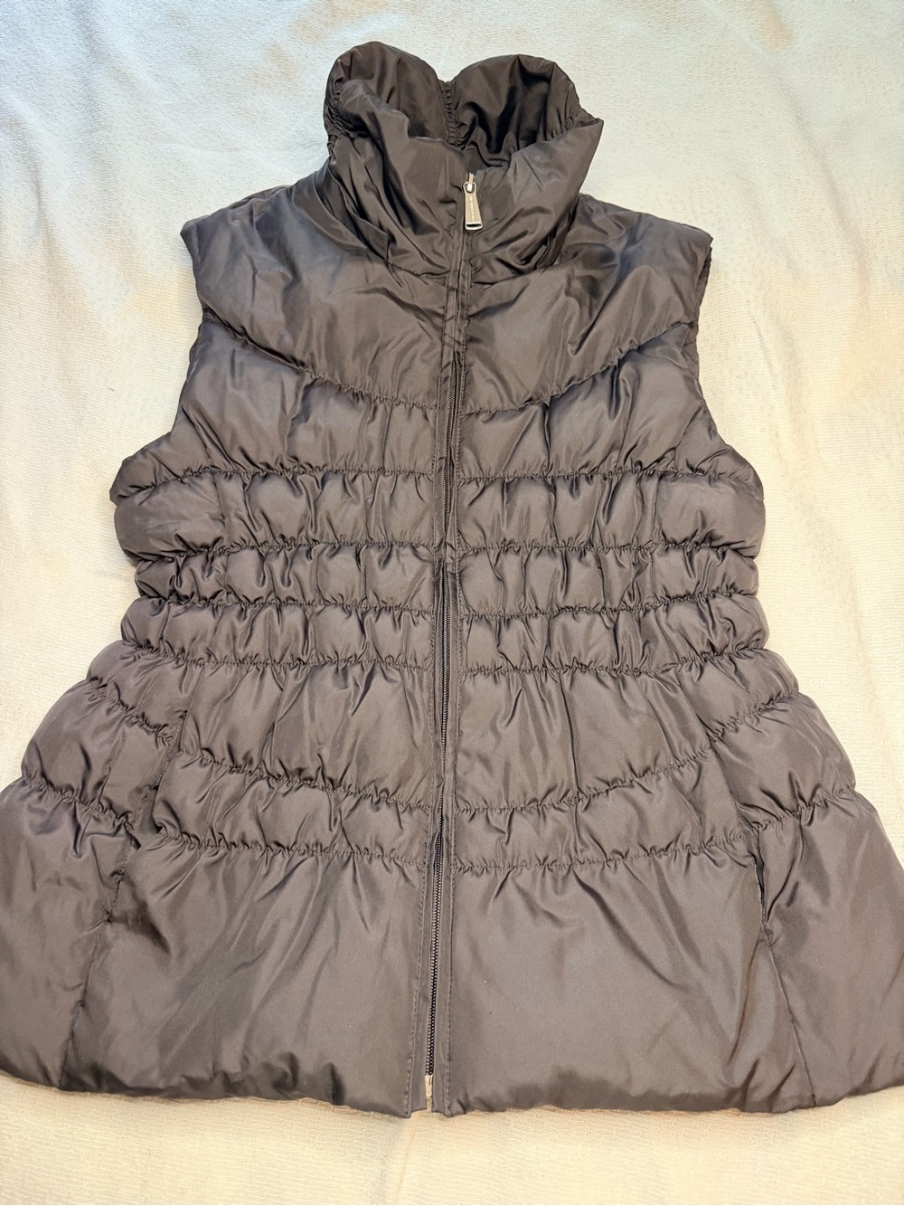 Michael Kors Charcoal Quilted Puffer Vest